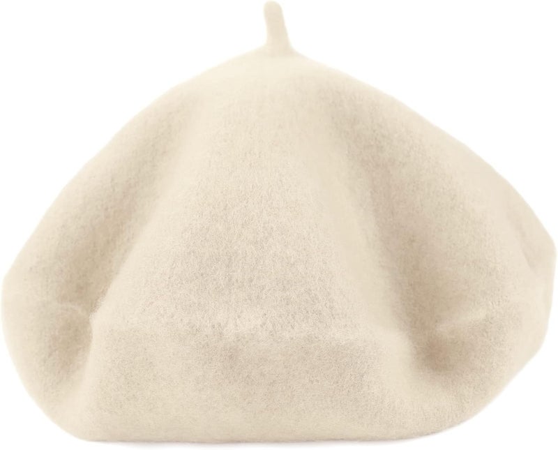 Wheebo Berets for Kids Wool French Beret Hats Artist Painter Hats for Little Girls Boys Solid Color Style - Image 4